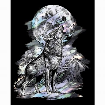 Artfoil - Wolf Holographic Scraper Foil