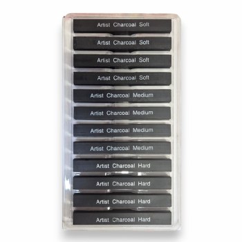 Artist Compressed Charcoal Set of 12