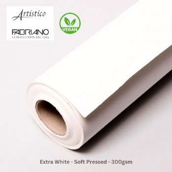 Fabriano Artistico Roll - Extra White Soft Pressed 300gsm