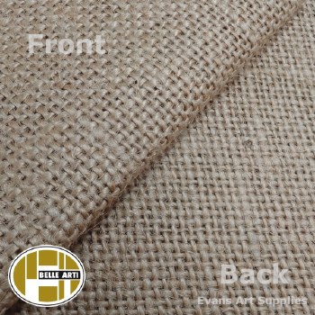 Belle Arti (545) - Un-Primed Hessian - 210cm Wide - Per metre