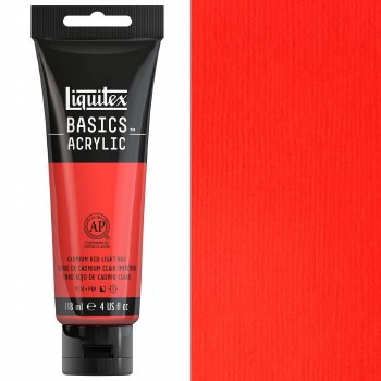 Liquitex Basic 118ml Cadmium Red Light Hue