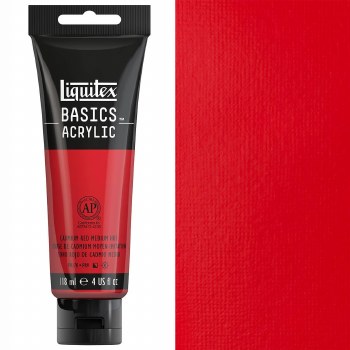 Liquitex Basic 118ml Cadmium Red Medium Hue