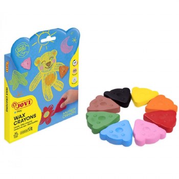 Jovi Bear Shaped Crayons - 8pcs