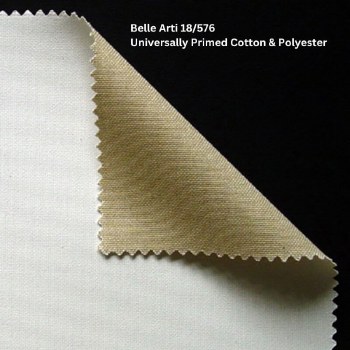 Belle Arti (576) - Universally Primed Cotton - 210cm Wide - Per metre *Min Purchase of 3m*