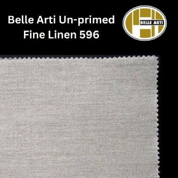 Belle Arti (596) - Un-Primed Linen - 210cm Wide - Per metre