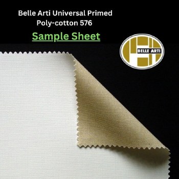 SAMPLE - Belle Arti Primed Cotton 576 - Approx. 21x25cm Sheet