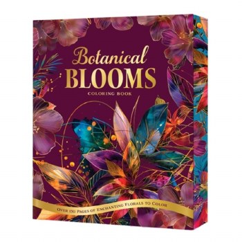 Botanical Blooms Coloring Book