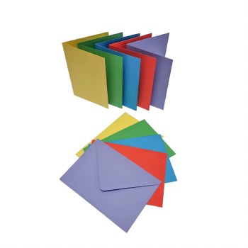 C6 Bright Cards & Envelopes 50s