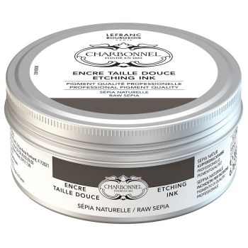 Charbonnel Etching Ink 200ml - Raw Sepia