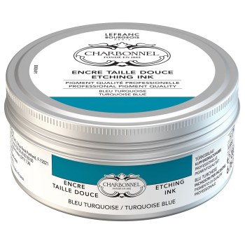 Charbonnel Etching Ink 200ml - Turquoise Blue