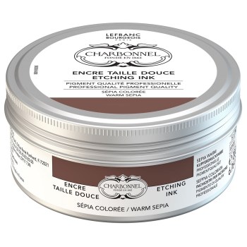Charbonnel Etching Ink 200ml - Warm Sepia