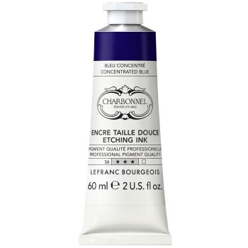 Charbonnel Etching Ink 60ml - Concentrated Blue