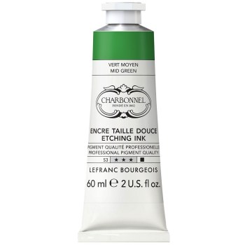 Charbonnel Etching Ink 60ml - Mid Green