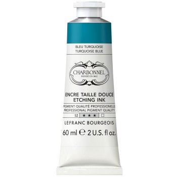 Charbonnel Etching Ink 60ml - Turquoise Blue