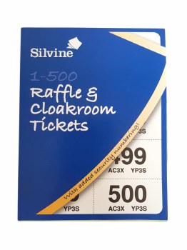 Cloakroom tickets 1-500