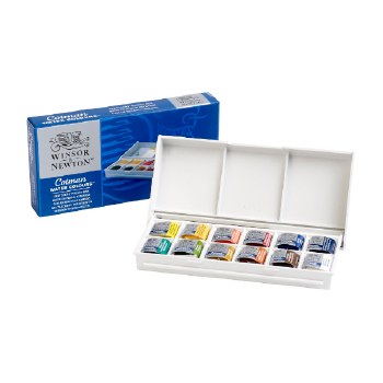 Cotman Sketcher Pocket Box - 12 Half Pans