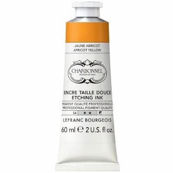 Charbonnel Etching Ink 60ml - Apricot Yellow