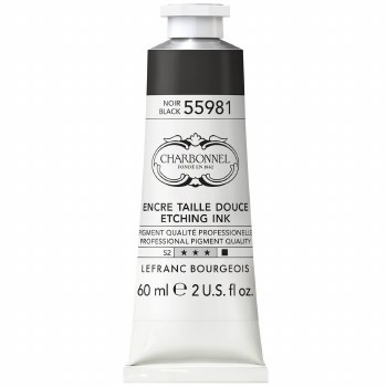 Charbonnel Etching Ink 60ml - Black 55981