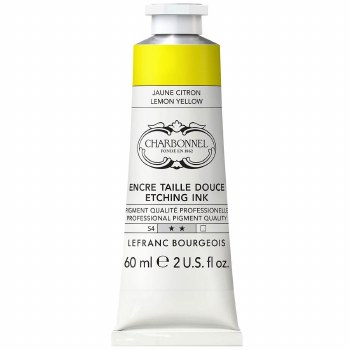 Charbonnel Etching Ink 60ml - Lemon Yellow