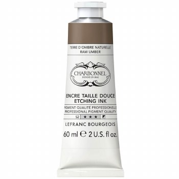 Charbonnel Etching Ink 60ml - Raw Umber
