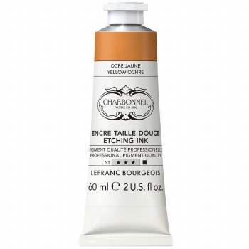 Charbonnel Etching Ink 60ml - Yellow Ochre