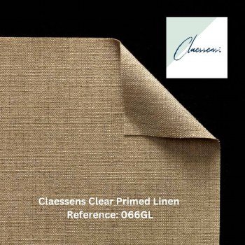 Claessens 066- Clear Primed Linen - 210cm Wide - Per metre