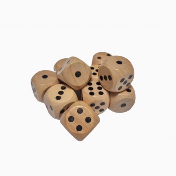 Clever Kidz Wooden Dice 10s