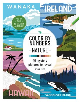 Color By Numbers Book Nature
