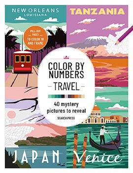 Color By Numbers Book Travels