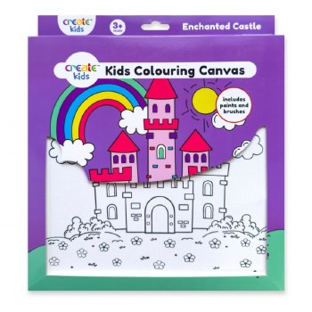 Colouring Canvas Kit Enchanted Castle