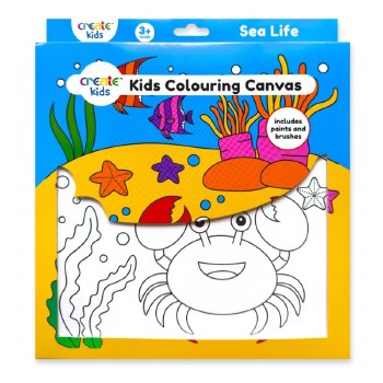 Colouring Canvas Kit Sea Life