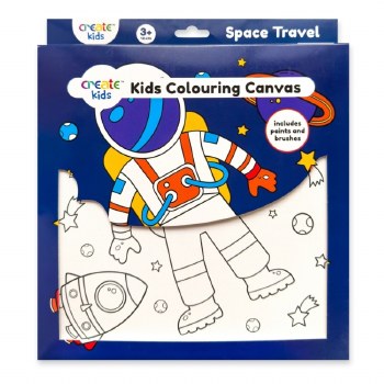 Colouring Canvas Kit Space Travel