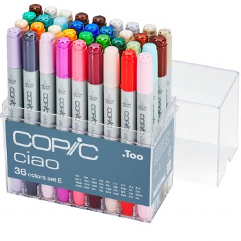 Copic Ciao Set E - 36 Markers