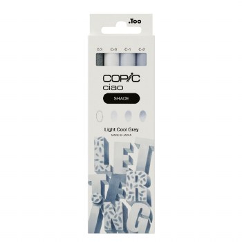 Copic Ciao "Shade" Set 3+1 - Light Cool Gray