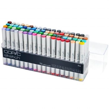 Copic Sketch Set B - 72 Markers