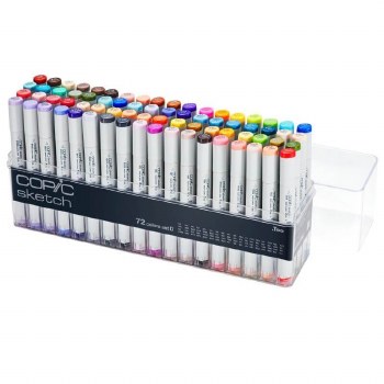 Copic Sketch Set D - 72 Markers