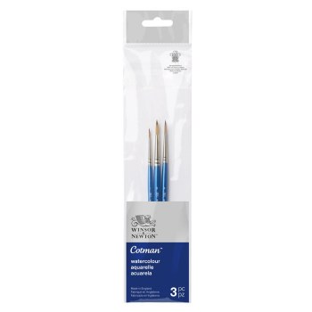 Winsor & Newton - Cotman Short Handle Brush Set of 3 - V1