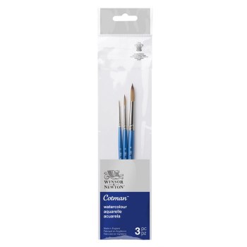 Winsor & Newton - Cotman Short Handle Brush Set of 3 - V2