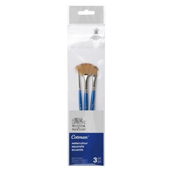 Winsor & Newton - Cotman Short Handle Brush Set of 3 - V3