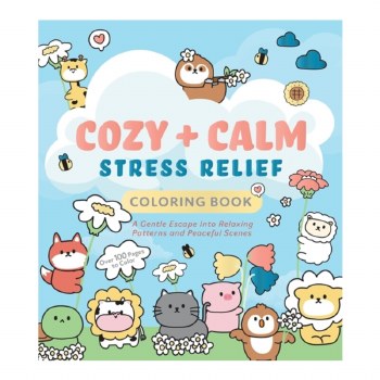 Cozy & Calm Stress Relief Colouring Book