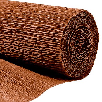 Crepe Paper Brown