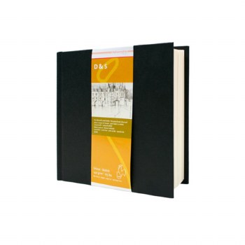 D&S Red Square 14x14cm Sketchbook 140gsm