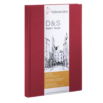 D&S Red A4 Sketchbook 140gsm Portrait