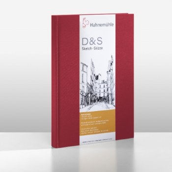 D&S Red A5 Sketchbook 140gsm Portrait
