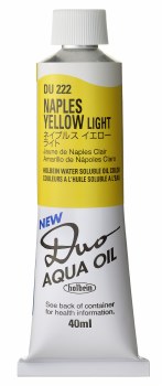 Holbein DUO Aqua Oil 40ml - Naples Yellow Light 222