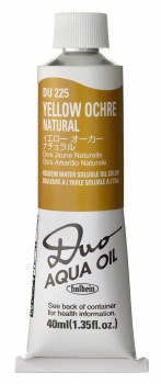 Holbein DUO Aqua Oil 40ml - Yellow Ochre Natural 225