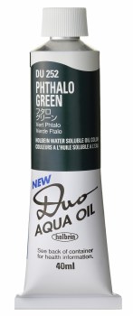 Holbein DUO Aqua Oil 40ml - Phthalo Green 252