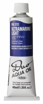 Holbein DUO Aqua Oil 40ml - Ultramarine Light 272