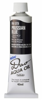 Holbein DUO Aqua Oil 40ml - Prussian Blue 273