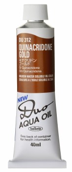 Holbein DUO Aqua Oil 40ml - Quinacridone Gold 312